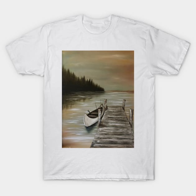 Tranquility at the Lake T-Shirt by SistersInArtN